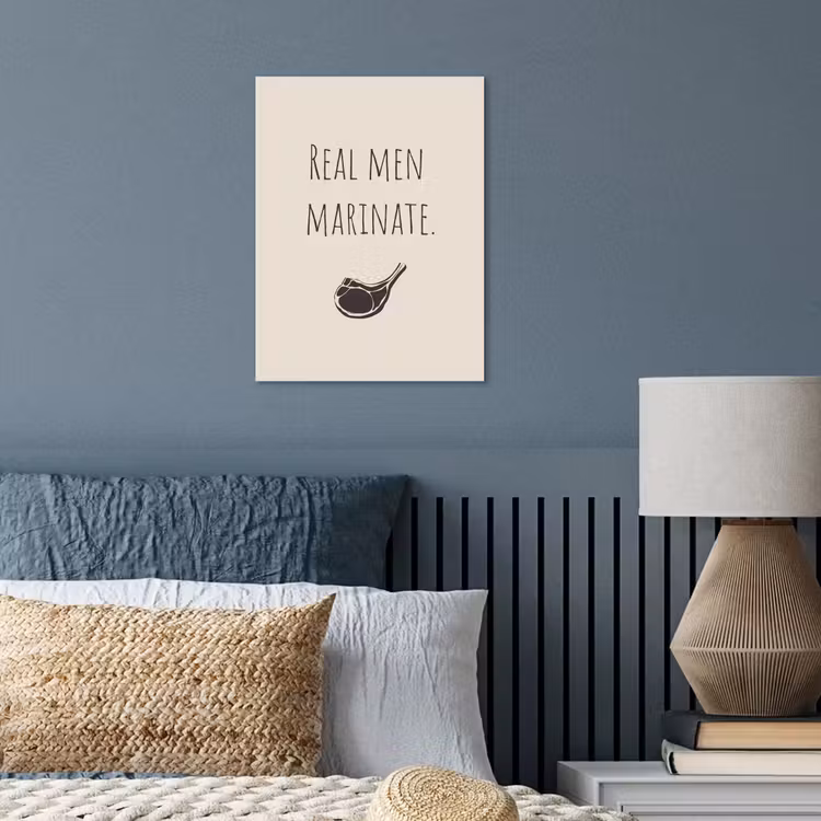 Vlees - Minimalistisch - Beige - Quote poster papier klein -sfeer2