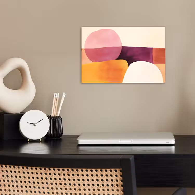 Vormen - Abstract - Kleurrijk poster papier klein -sfeer1