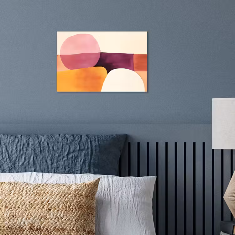 Vormen - Abstract - Kleurrijk poster papier klein -sfeer2