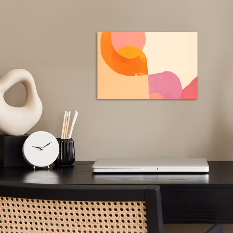 Vormen - Abstract - Kleurrijk poster papier klein -sfeer1