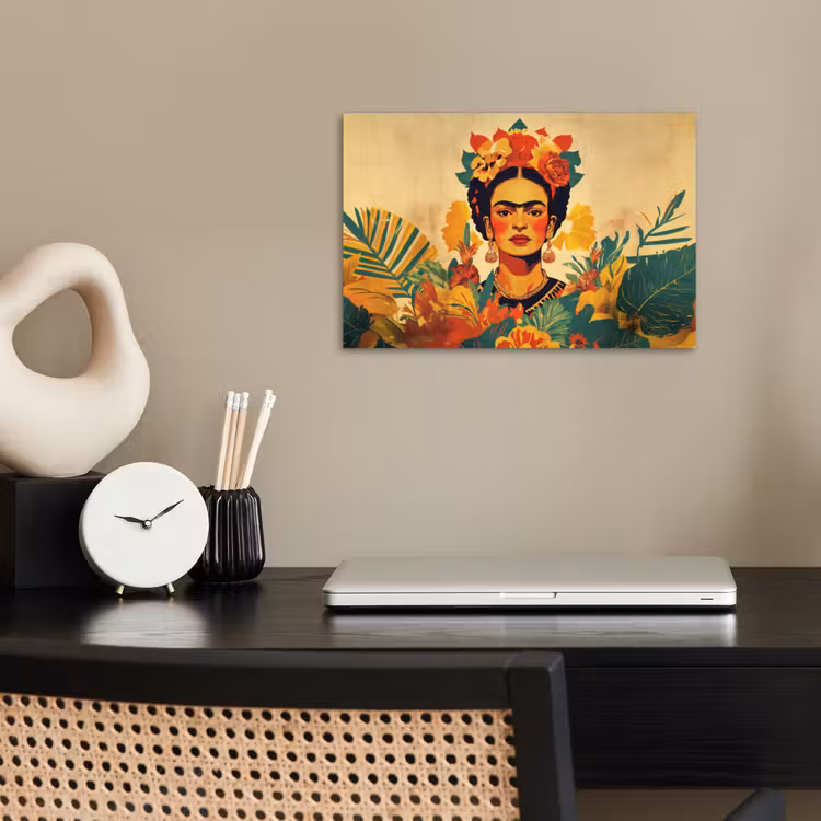 Vrouwelijk - Bloemen - Sieraden poster papier klein -sfeer1