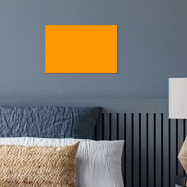 Warm - Ochre - Oranje poster papier klein 62 -sfeer2