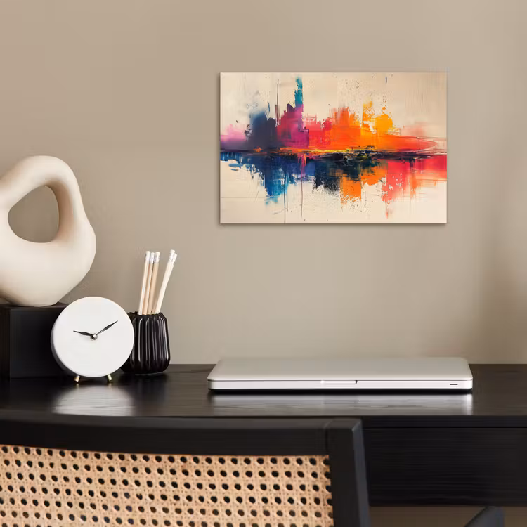 Watercolor - Kunst - Modern poster papier klein -sfeer1
