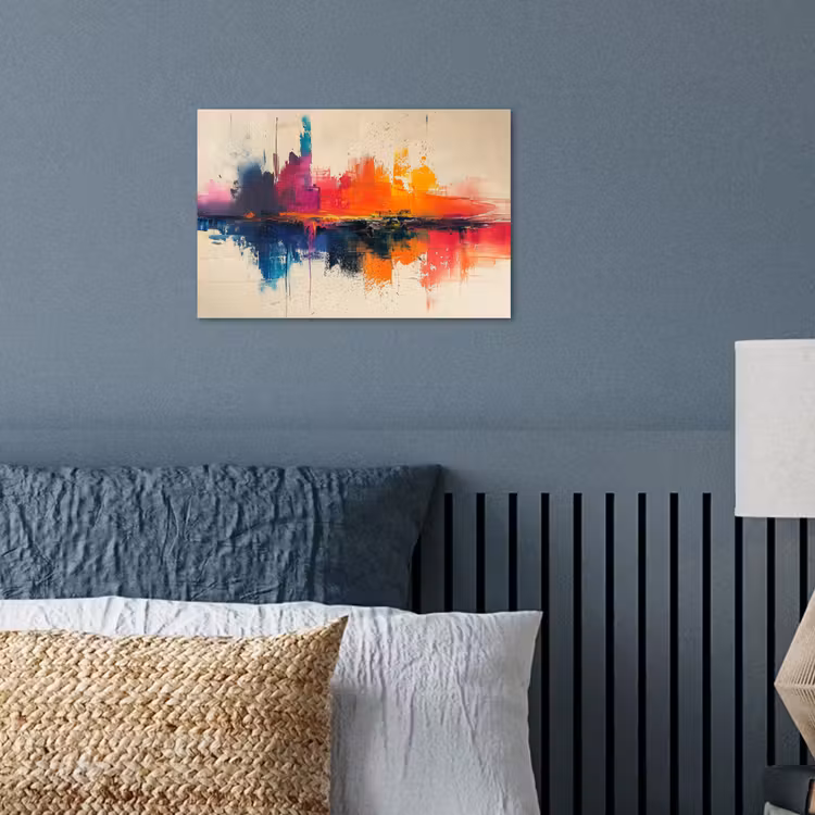 Watercolor - Kunst - Modern poster papier klein -sfeer2