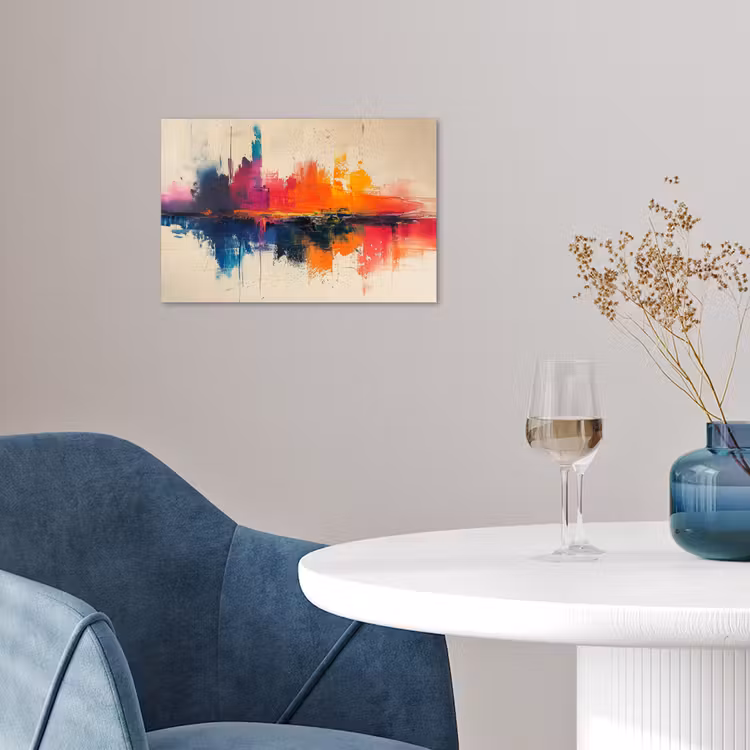 Watercolor - Kunst - Modern poster papier klein -sfeer3