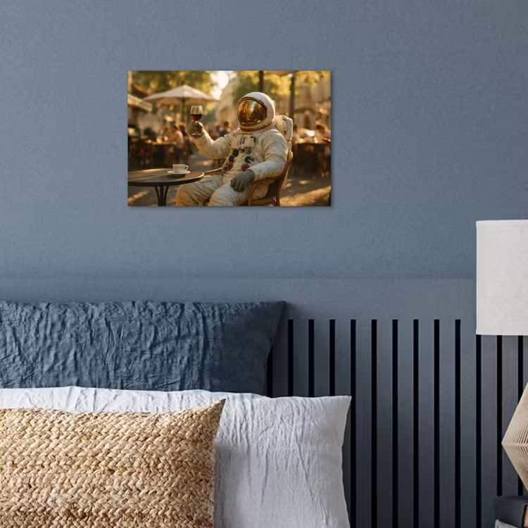 Wijn - Rood - Terras - Koffie poster papier klein -sfeer2