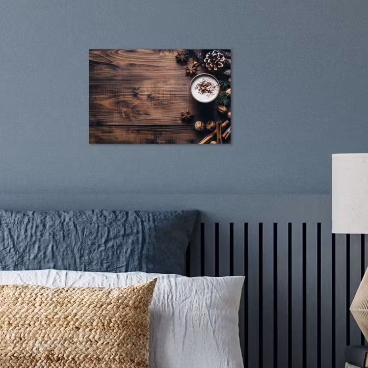 Winter - Houtlook - Stilleven poster papier klein -sfeer2
