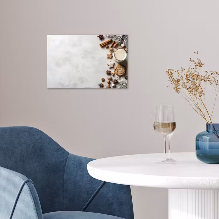 Winter - Kerst - Specerijen - Wit poster papier klein -sfeer3