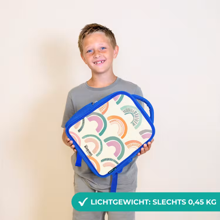 Regenbogen Kinderrugzak - Blauw middel -sfeer1_NL