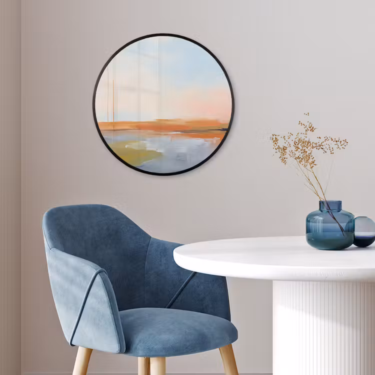 Abstract - Landschap - Horizon - Modern - Kleurrijk Fotolijst rond zonder passe partout klein -sfeer2