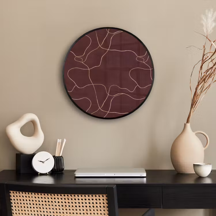Abstract - Modern - Bruin Fotolijst rond zonder passe partout klein 856 -sfeer1