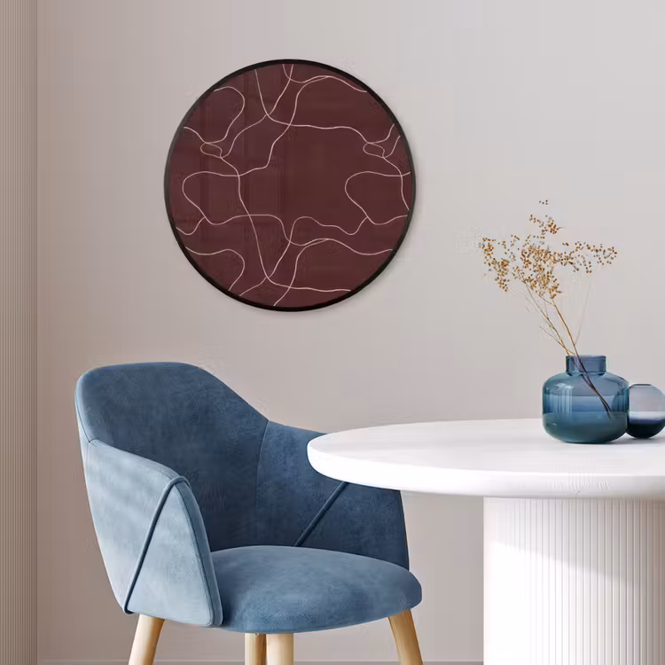 Abstract - Modern - Bruin Fotolijst rond zonder passe partout klein 856 -sfeer2