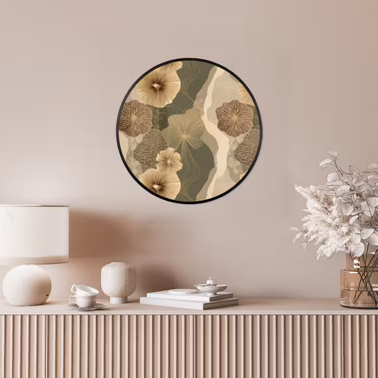 Abstract - Modern - Groen Fotolijst rond zonder passe partout klein 856 -sfeer3