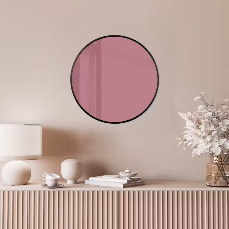 Antique - Mauve - Roze Fotolijst rond zonder passe partout klein 856 -sfeer3