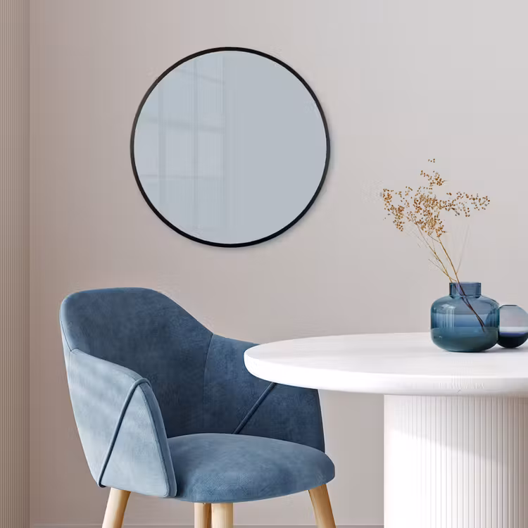 Blue - Bay - Blauw Fotolijst rond zonder passe partout klein 856 -sfeer2