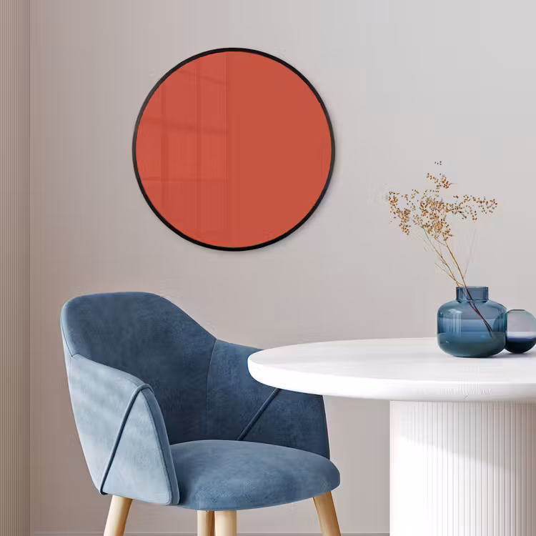 Brick - Red - Rood Fotolijst rond zonder passe partout klein 856 -sfeer2