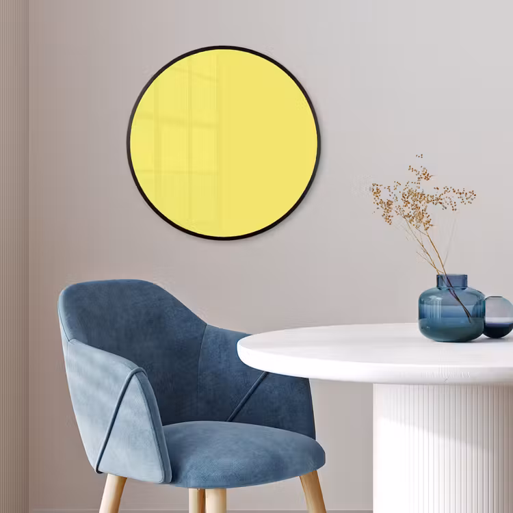 Buttery - Beige - Geel Fotolijst rond zonder passe partout klein 856 -sfeer2
