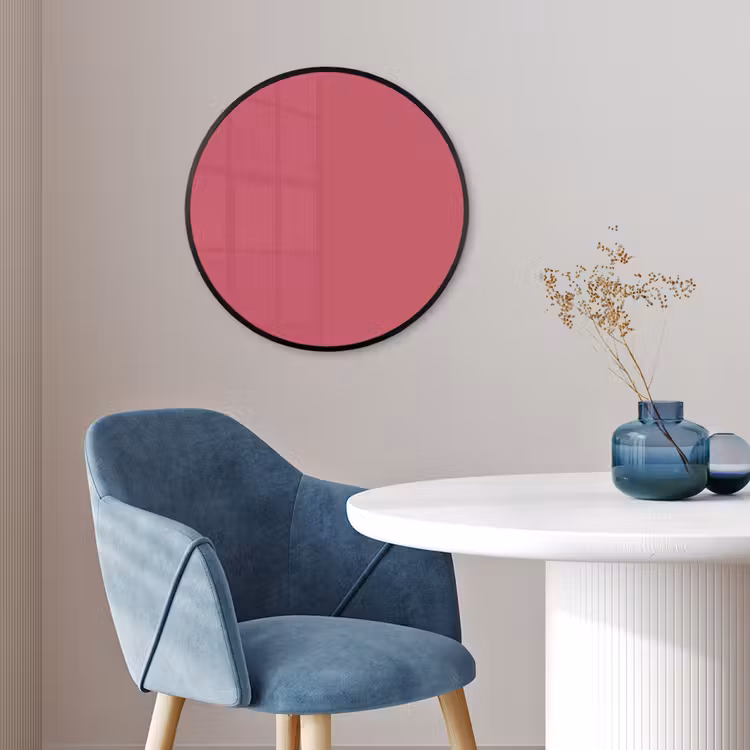 Crimson - Rose - Roze Fotolijst rond zonder passe partout klein 856 -sfeer2