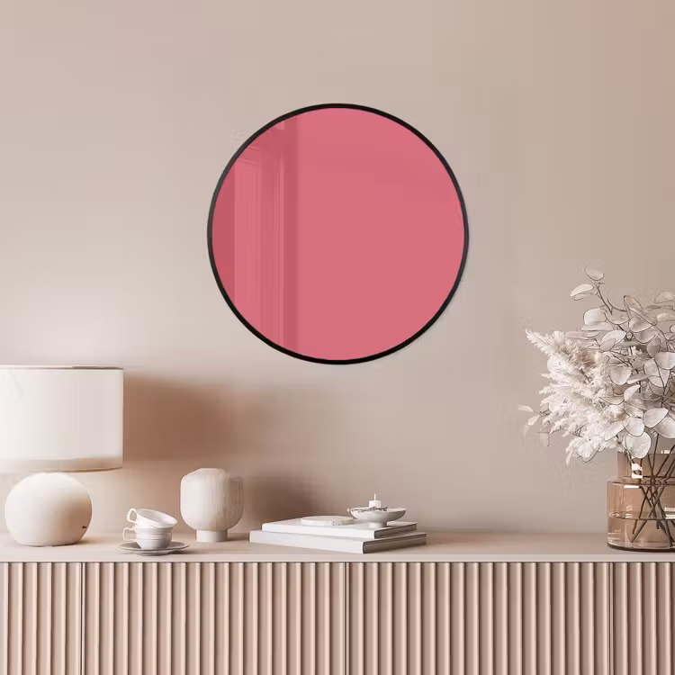 Crimson - Rose - Roze Fotolijst rond zonder passe partout klein 856 -sfeer3
