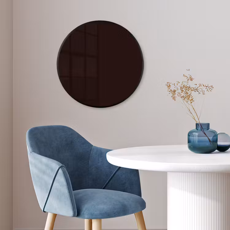 Deep - Obsidian - Bruin Fotolijst rond zonder passe partout klein 856 -sfeer2