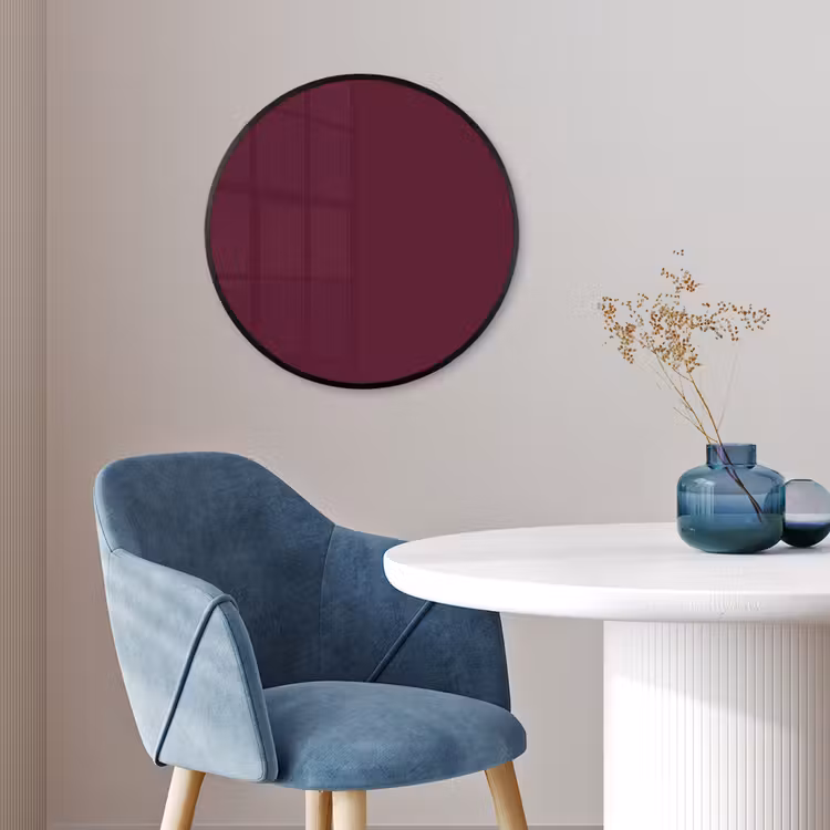 Deep - Plum - Paars Fotolijst rond zonder passe partout klein 856 -sfeer2