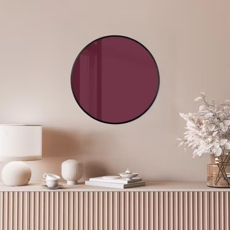 Deep - Plum - Paars Fotolijst rond zonder passe partout klein 856 -sfeer3