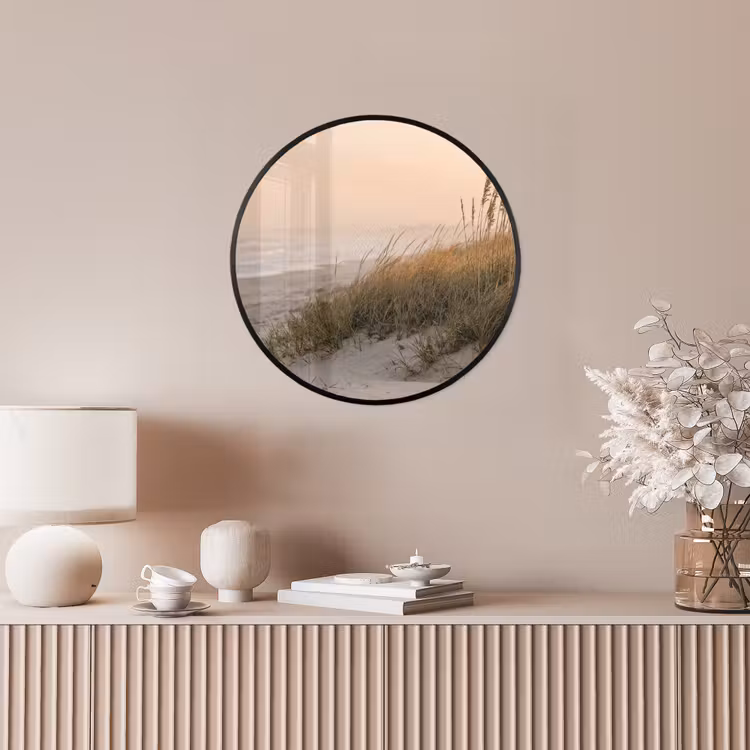 Duinlandschap - Zonsondergang - Strand Fotolijst rond zonder passe partout klein -sfeer3