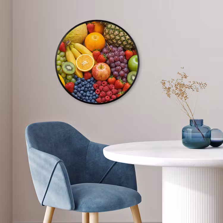 Eten - Fruit - Vers - Kleurrijk - Voeding Fotolijst rond zonder passe partout klein -sfeer2