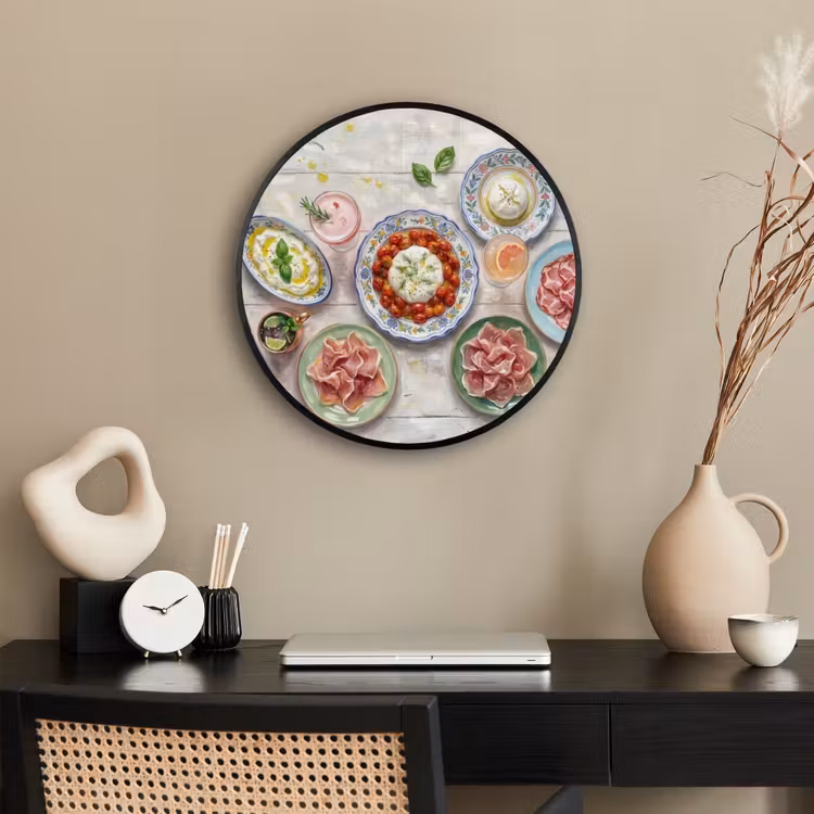 Eten - Tafel - Divers - Modern Fotolijst rond zonder passe partout klein -sfeer1