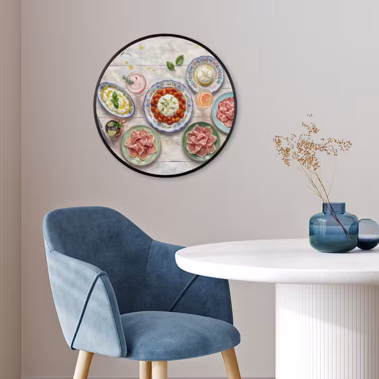 Eten - Tafel - Divers - Modern Fotolijst rond zonder passe partout klein -sfeer2