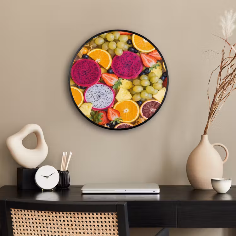 Fruit - Assortiment - Kleurrijk - Gezondheid Fotolijst rond zonder passe partout klein -sfeer1