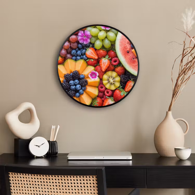Fruit - Vers - Variatie - Eten - Kleurrijk Fotolijst rond zonder passe partout klein -sfeer1
