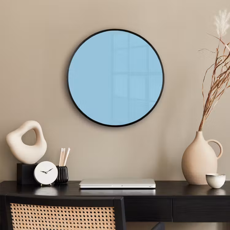 Ice - Blue - Blauw Fotolijst rond zonder passe partout klein 856 -sfeer1