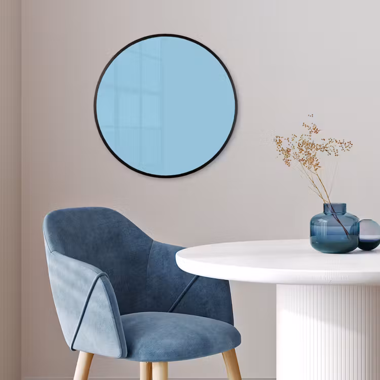 Ice - Blue - Blauw Fotolijst rond zonder passe partout klein 856 -sfeer2