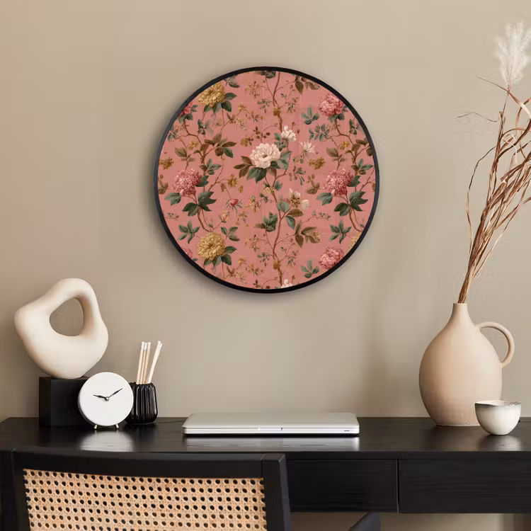 Klassiek - Botanisch - Roze Fotolijst rond zonder passe partout klein 856 -sfeer1