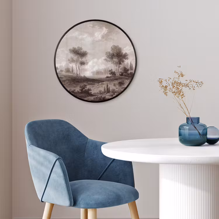 Klassiek - Landschap - Neutraal Fotolijst rond zonder passe partout klein -sfeer2