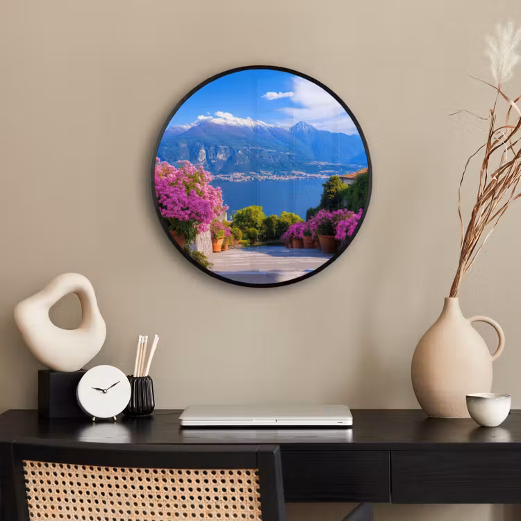 Lake Como - Italië - Landschap Fotolijst rond zonder passe partout klein -sfeer1