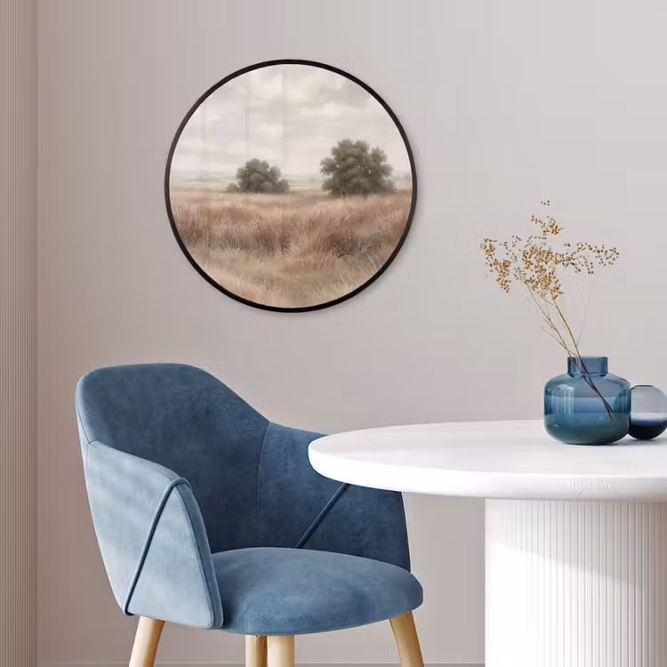 Landschap - Minimalistisch - Beige Fotolijst rond zonder passe partout klein -sfeer2