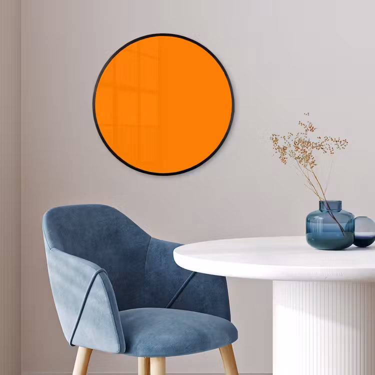 Marigold - Glow - Oranje Fotolijst rond zonder passe partout klein 856 -sfeer2
