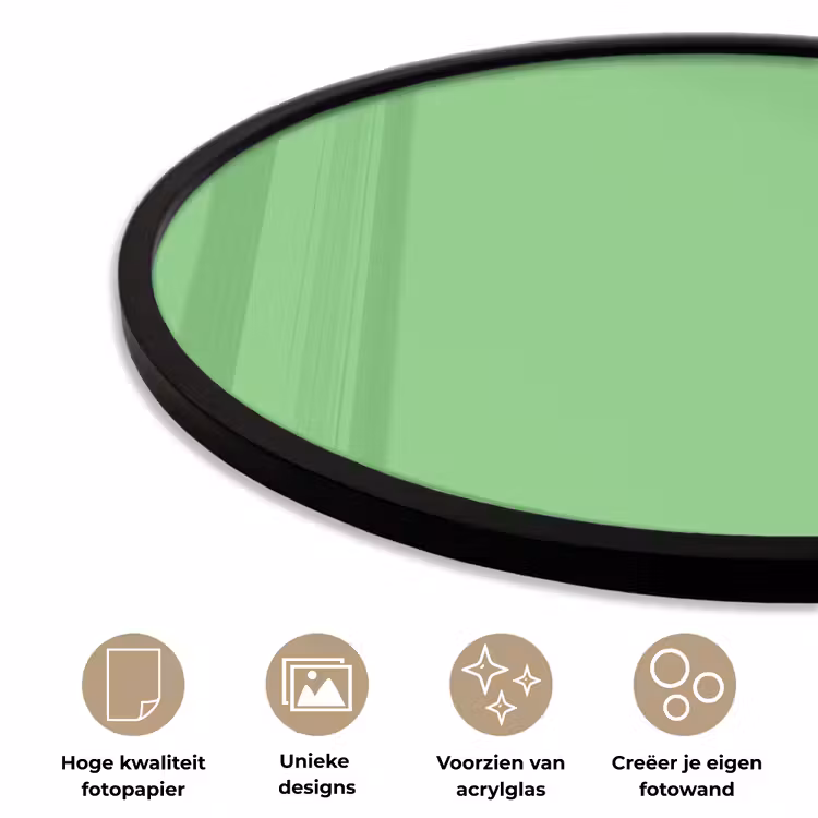 Meadow - Green - Groen Fotolijst rond zonder passe partout klein 856 -closeup_NL