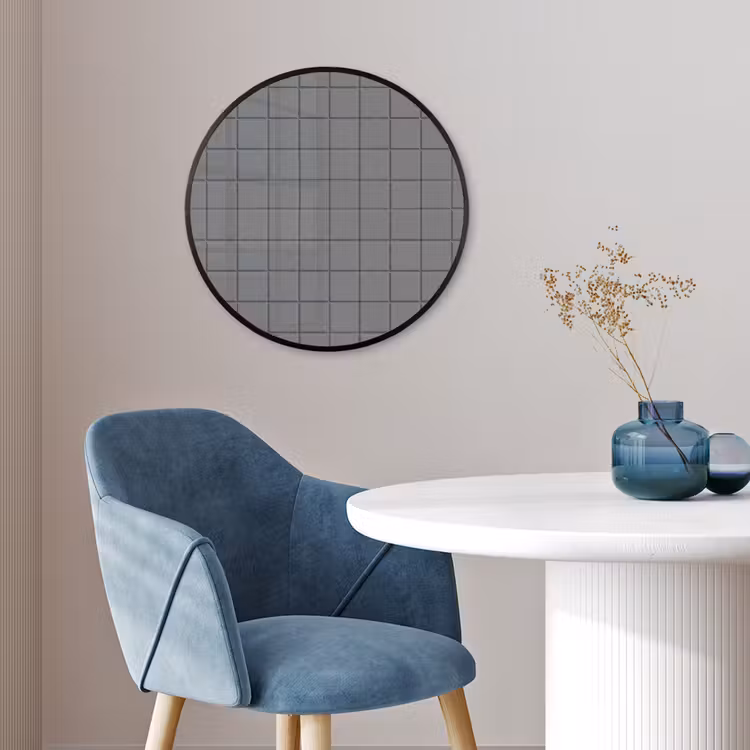 Modern - Patroon - Grijs Fotolijst rond zonder passe partout klein 856 -sfeer2