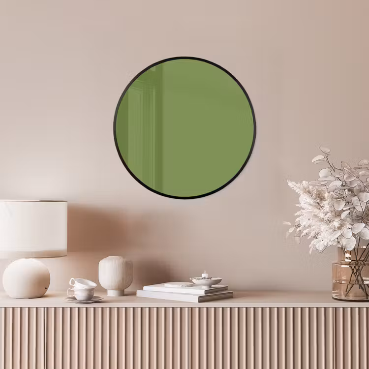 Moss - Green - Groen Fotolijst rond zonder passe partout klein 856 -sfeer3