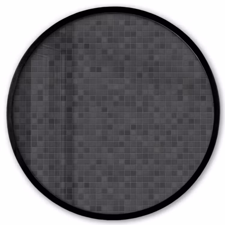Mozaïek - Patroon - Zwart Fotolijst rond zonder passe partout klein 856 -3d