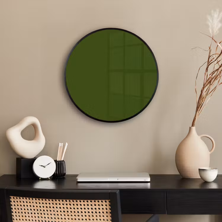 Olive - Drab - Groen Fotolijst rond zonder passe partout klein 856 -sfeer1
