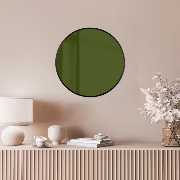 Olive - Drab - Groen Fotolijst rond zonder passe partout klein 856 -sfeer3