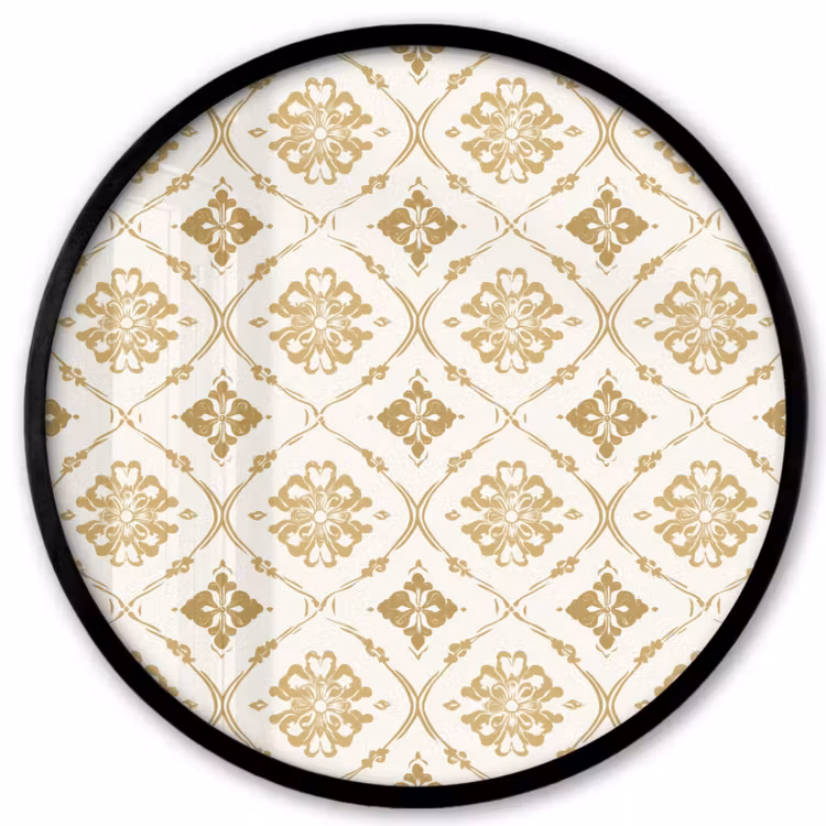 Ornament - Klassiek - Goud Fotolijst rond zonder passe partout klein 856 -3d