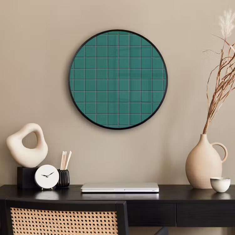 Patroon - Patroon - Smaragd Fotolijst rond zonder passe partout klein 856 -sfeer1