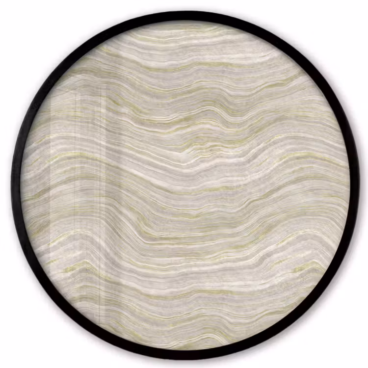 Patroon - Sereen - Groen Fotolijst rond zonder passe partout klein 856 -3d