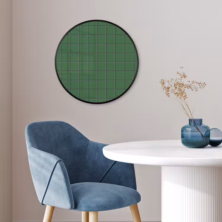 Patroon - Tegels - Groen Fotolijst rond zonder passe partout klein 856 -sfeer2