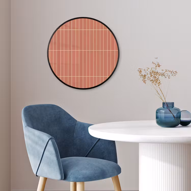 Patroon - Tegels - Terracotta Fotolijst rond zonder passe partout klein 856 -sfeer2